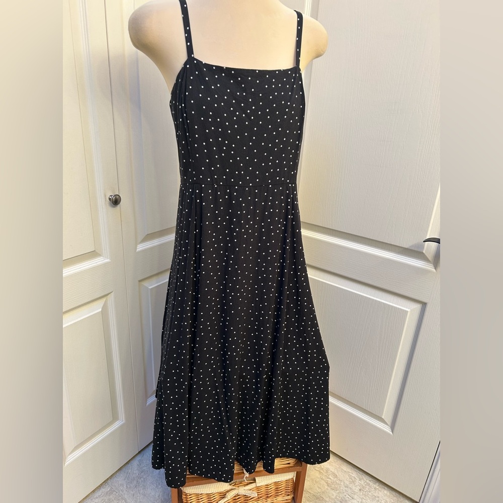 Black Polka Dot Sundress